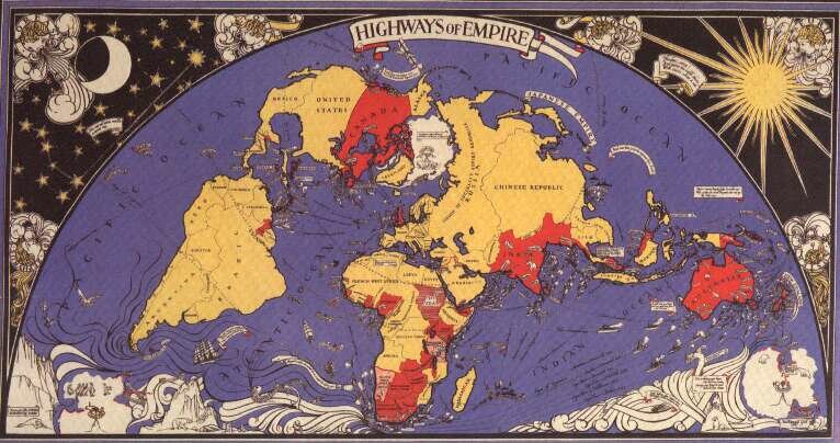 Empire Map from Empire Marketing Board 1926